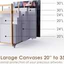 Art Storage Rack, Art Canvas Storage, Art Drying Rack, Canvas Boards Rack Art Storage with Handle & Caster Wheels for Drawing Board, Panel, Paper Pad for Art Studios, Artworks, Gallery