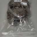 karlery Men and Women Long Curly Brown Gradient White Wig 70s 80s Rocker Mullet Party Funny Wig Costume Wig