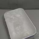Kichvoe Enamel Baking Pan: Enamelware Roasting Pan Oblong Cake Dish Enameled Steel Baking Dish Lasagna Tray Rectangular Serving Tray Food Container White, 11 * 7.5 * 2.5 inch
