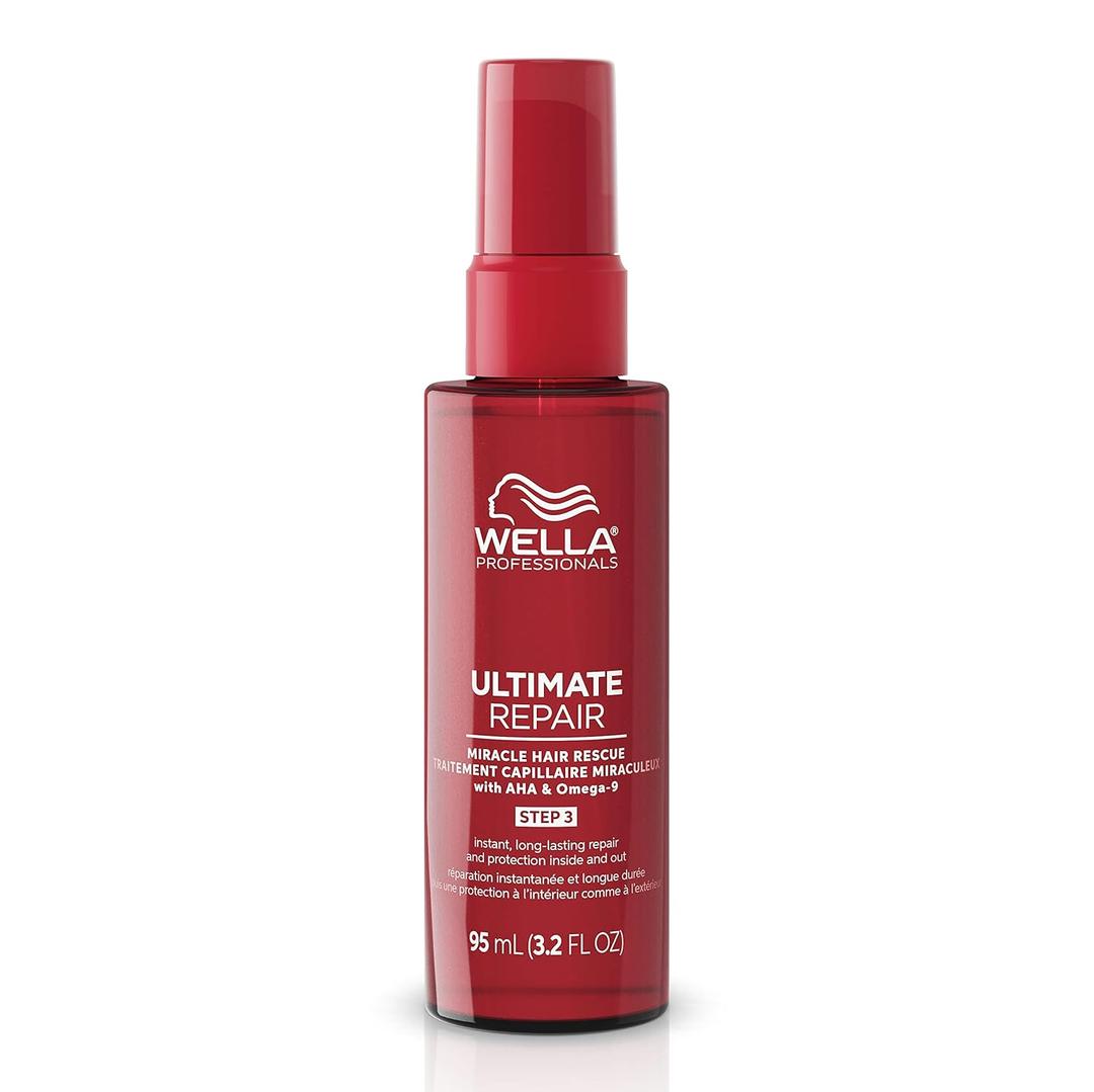 Wella Professionals ULTIMATE REPAIR Miracle Hair Rescue for Damaged Hair | Luxury Leave-In Treatment | Instant, Long-Lasting Repair & Protection in 90 Seconds | Safe for All Hair Types (3.2 Fl Oz (Pack of 1))