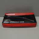 A-Premium Front Driver Brake Hydraulic Hose Compatible with Select Dodge Models - Ram 1500 2004-2005, 2-Wheel ABS, with Bracket, with 2 Line Clips - Replace# 52121290AC