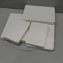 5 Pcs Buffet Risers Food Display Risers for Party Buffet Table, Dessert Table Display Set Cake and Cupcake Stand Combo, Riser Display Stand for Dessert Food Jewelry, White, 4"/8"/12" H