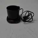 Lerat Coffee Mug Warmer & Mug Set for Desk, Electric Coffee Cup Warmer with Auto Shut Off, 3 Temperature Setting Smart Cup Warmer for Heating Coffee, Milk, Beverage, Candle Jar (Black), 12oz