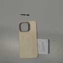 ESR MagSafe Silicone Case with Built-in Stand for iPhone 15 Pro Max - Military-Grade Protection, Camera Stash and Magnetic Phone Case, Cloud Series, Light Tan