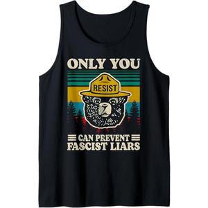 Only You Resist Can Prevent Fascist Liars Tank Top, Women's Size XXL