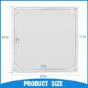 Thickness Of 0.17in18x18 Metal Access Panel For Drywall Made Heavy-Duty Steel,3min Install,5-Year Warrnaty,Key Latch Lock,Thickened & Hardened Solve Shake And Brittle Problem.For Drywall,Bathroom