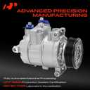 A-Premium Air Conditioner AC Compressor with Clutch Compatible with Audi A4, A4 Quattro, 2006 2007 2008 2009 2010, L4 2.0L