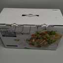 5-Pack Borosilicate Glass Containers with Tempered Lids, 35.2oz/4.4 Cup Airtight Meal Prep Set, Microwave/Freezer Safe (Pink)