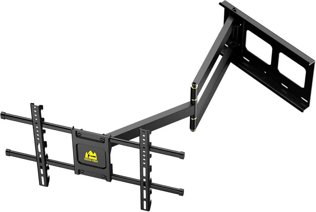 FORGING MOUNT Long Arm Corner TV Mount with Height Setting Full Motion TV Wall Mount with 36" Extends for Corner/Flat Installed Fits 42"-90" TVs,Holds 150lbs,VESA 600x400mm