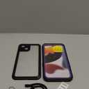 Lanhiem for iPhone 15 Case, IP68 Waterproof Dustproof Shockproof Cases with Built-in Screen Protector, 360 Full Body Protective Heavy Duty Rugged Phone Cover for iPhone 15-6.1 inch (Purple)