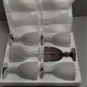 6 Pcs Purple Glasses,Goblet Glasses,Vintage Glassware, Made of Sturdy and Durable Glass Can be Used for Weddings, Everyday Fun Parties and More! (10 Ounces (Set of 6))