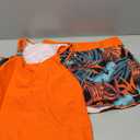 Summer Mae Blouson Tankini Swimsuits for Women 2026 Modest Tummy Coverage Bathing Suits with Skirt and Built-in Shorts (10, Tropical Green Foliage)