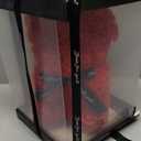 LINKLO Rose Bear Rose Teddy Bear -10 inch Artificial Rose Flower Bear, Gift for Wedding, Mothers Day and Anniversary, Including Transparent Gift Box(Red)