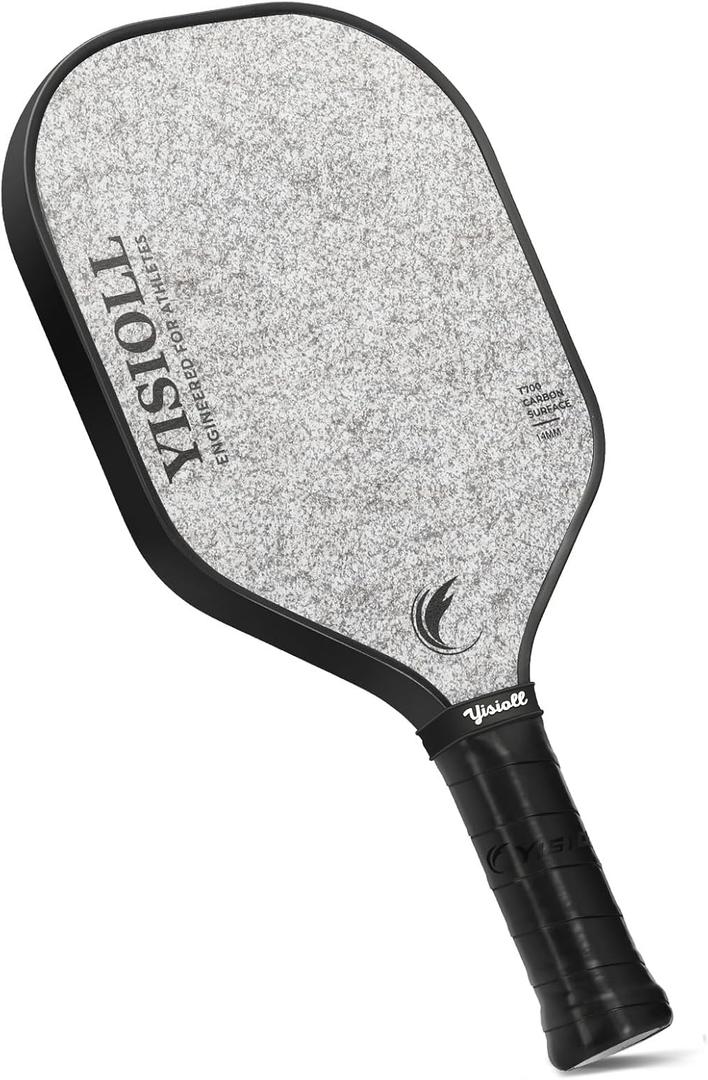 Pickleball Paddle, Professional Pickleball Paddles with Strong Power and Spin, T700 Carbon Fiber Pickleball Paddle, Durable & Lightweight Pickleball Rackets for All Levels Players