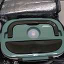 Vabaso Electric Lunch Box for Adults, 80W Heated Lunch Box Portable Food Warmer Lunch Box for Work/Men/Car/Truck with 1.5L 304 Stainless Steel Container Fork & Spoon, 110V/12V/24V (Dark Green)