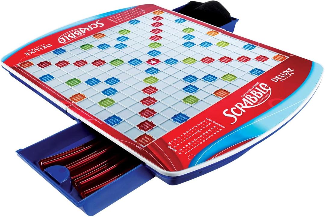 Hasbro Gaming Scrabble Deluxe Edition Board Game