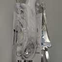 Electric Knife for Meat Slicing, Electric Bread Knife with 4 Stainless Steel Blades, Electric Kitchen Knife for Cutting Meats, Poultry, Bread, Crafting Foam & More White