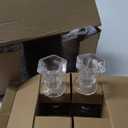 Foaincore 36 Pcs Candlestick Holder Taper Candle Holders Small Glass Candle Holder for Wedding Table Centerpiece Party Decoration (Clear)