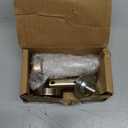 Ivilon Ceiling or Wall Mount Curtain Rod Brackets Holders for Curtain Rods of 7/8 and 1 Inch Diameter. Set of 2. Color Warm Gold