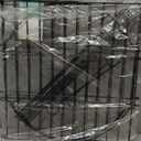 BEAMNOVA 50 x 32 in Bronze Fireplace Screen with Door, 3 Panel Folding Decorative Flat Cover, Heavy-Duty Outdoor Protector, Rustic Vintage Mesh Freestanding Iron Stand