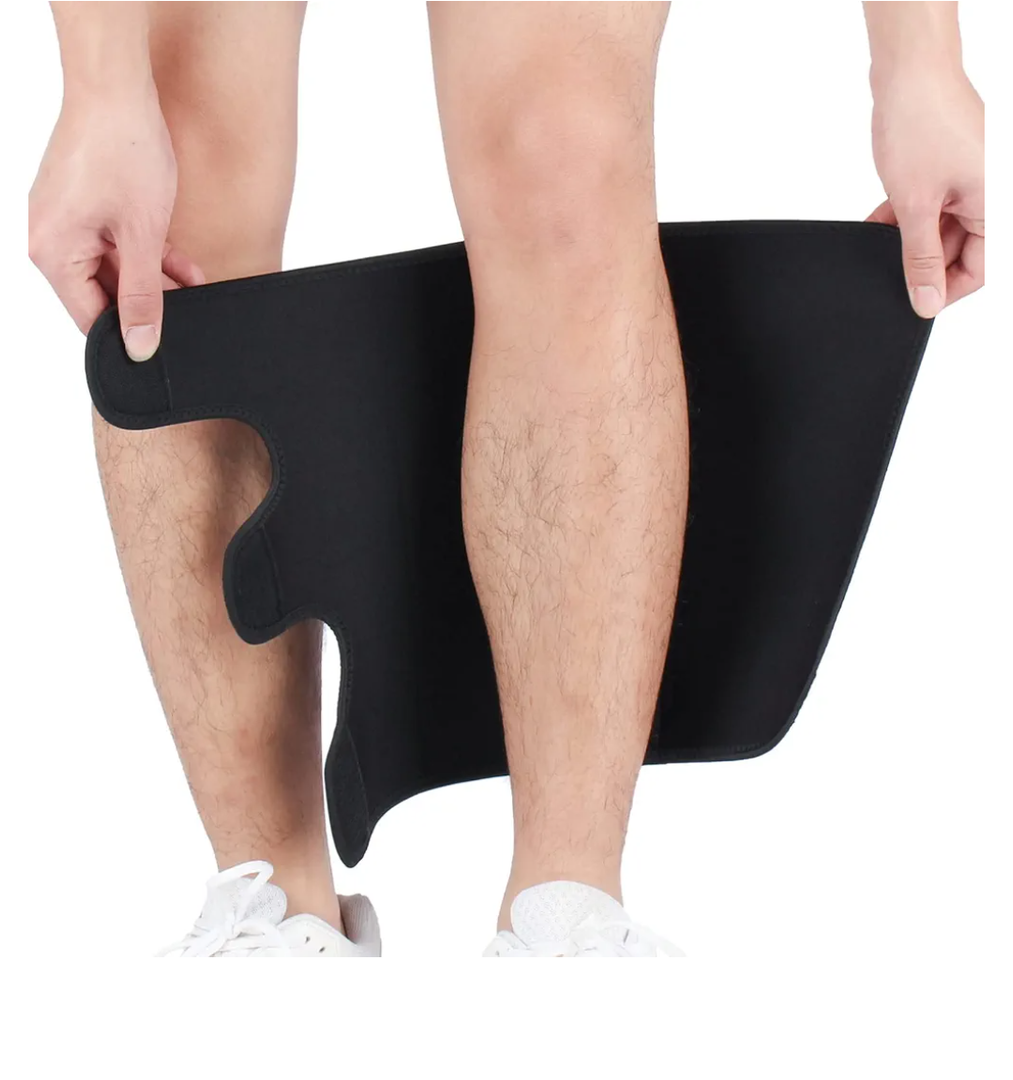 Calf Support Brace 2 PACK Adjustable Shin Splint Compression Wrap Sleeve for Pain Relief, Hiking, Training, Men Women XXXL
