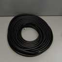 40 Feet Rubber Weather Stripping Door Seal Large Gap, Extra Thick Self-Adhesive D-Shaped Door Weather Stripping Seal Strip for Door Frame Door Insulation Strip Soundproofing (Black)