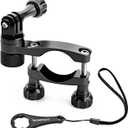 Forevercam Bike Handlebar Mount for GoPro (360 Rotation and Lock Any Direction) 0.6-1.3inch All Aluminum Bike/Motorcycle Handlebars Seat Post Ski Pole Mount for Gopro Hero 8/9/10/11/12/13Black