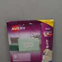 Avery Printable Shipping Labels with Sure Feed, 2" x 4" Customizable Stickers, Matte Clear, 250 Blank Mailing Labels, Great for Mailing, Shipping, and More (8663)