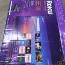 Roku Smart TV 2025  55-Inch Select Series, 4K HDR TV  Roku TV with Enhanced Voice Remote  Flat Screen LED Television with Wi-Fi for Streaming Live Local News, Sports, Family Entertainment