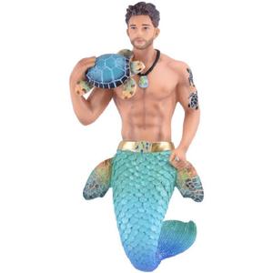 December Diamonds 55-55420 Merman, Turtle Time Hanging Ornament
