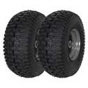 MARASTAR 21446-2PK 15x6.00-6 Tire and Wheel Assembly, Pneumatic Replacement Lawn Mower Front Tires Compatible with Craftsman Riding Lawn Mowers, 2 Pack, Easy Install Assembly