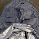 RVIFY Garden Swing Cover for Outdoor Garden Hanging Chair, Protective Cover with Zip for Hanging Chair and Egg Seat, Outdoor Swing Cover (Grey, 230 x 200 x 1 cm)