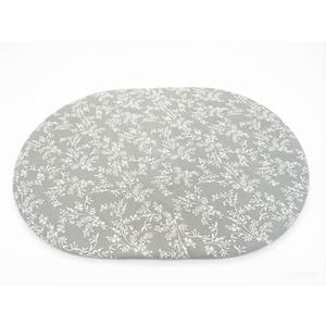 Pioggia Oval Vinyl Fitted Tablecloth with Flannel Backing Elastic Table Cloth Waterproof Oil-Proof Plastic Table Cover Best for 60" x 42"