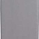 Jakeefud Deluxe Ironing Board with Heat Resistant Cover and Thicken Felt Pad, Heavy Sturdy Legs,Full Size Hanger Iron Board,Foldable (L-Grey)