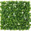 12pcs Artificial Grass Wall Panels 2020 Greenery Wall Backdrop Boxwood Panels Green Leaf Hedge Panel Grass Backdrop for Home Decor Indoor Greenery Fence Privacy Screen for Outdoor Garden Balcony