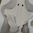 RattanView 2 Pcs Halloween Terracotta Ghost Large Figurines Decor
