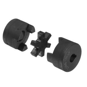 uxcell 5/8" to 7/8" L095 Flexible 3-Piece L-Jaw Coupling Coupler Set & Buna-N NBR Rubber Spider for Log Splitter Hybrid Equipment