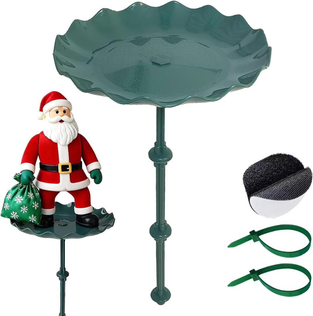 Christmas Tree Topper Holder Tree Topper Stabilizer Treetop Stand Christmas Tree Toppers Universal Support for Holiday Decoration Christmas Toppers Fits All Tree Topper Types Green (Medium)