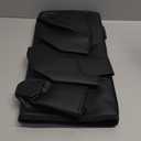 GMQ Backseat Car Organizer with Touch Screen,Protectors Kick Mats Travel Accessories for Kids,Multifunctional Seat Back Organizer Car Travel Organizer Accessories (Black, 2PCS)