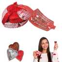 2 x Fruidles Happy Valentine's Milk Chocolate Hearts in Mesh Bag, Creamy Chocolaty Hearts, Holiday Treats, Individually Wrapped, Kosher Certified (6 Mesh Bags) (EXP 04/21/27)