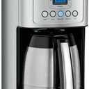 Cuisinart 12-Cup Coffee Maker, Programmable PerfecTemp Thermal Carafe Coffee Machine with 1-4 Cup Setting, Brew Strength Control and Brew Pause, Stainless Steel, DCC-3400NAS, Silver