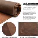 Leather Double Phone Case for Two Phones, Double Phone Holster for Men Belt, Belt Clip Dual Phone Pouch for iPhone 16 Pro Max, Samsung Galaxy S23 Ultra, for Work, Construction, Large Brown