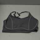 Aoxjox Women's Workout Sports Bras Fitness Training Gym Lexi Lined Bra Yoga Crop Tank (Iron Grey/Grey) S