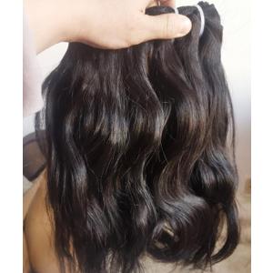 Last 5 Years One Donor Short Raw Natural Wavy Cambodian Human Hair 2 Bundles 100% Real Virgin Unprocessed Cuticle Aligned Weave Can Bleached to #613 Color Easily (wavy 10" 10", natural color)