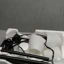 Adesso Floor Lamp with 5 Movable Shades & Adjustable Brightness  Perfect Lighting for Bedroom Decor, Beauty & Art Studio, Silver