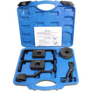 Engine Timing Tool Kit Compatible with Ford 4.6L 5.4L 6.8L 2-Valve and 4-Valve Engine with Valve Spring Compressor Tool, Camshaft Holding Tool, Crankshaft Positioning Tool, Camshaft Positioning Tool, Black