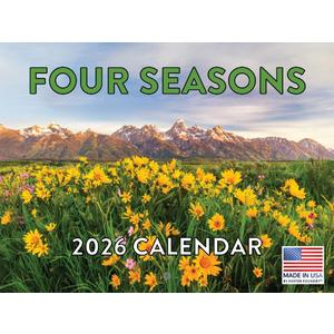 Four Seasons Calendar 2026 Seasonal Monthly Wall Calender 12 Month | American Made In The USA