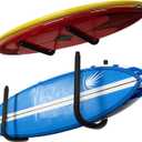 SUP Paddleboard Storage Rack, Surfboard Wall Mount and Kayak Rack for Garage Ceiling Wall Storage,Heavy-Duty Indoor Board Paddle Organizer, 50 lbs Max,Hang 1-3 Surf or SUP Boards