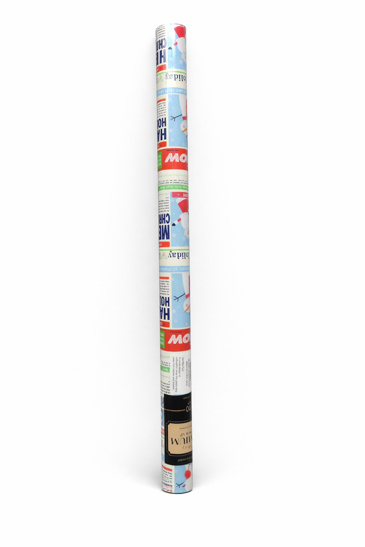 Ribbli Christmas Wrapping Paper, Vintage Christmas Style, 30 inch x 120 inch(10ft) Per Roll