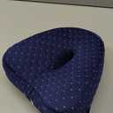 Alignment Pillows for Side Sleepers, Hip Alignment Pillow, Knee Pillow for Side Sleepers, Leg Pillows for Sleeping, Suitable for Relieving Leg, Back, Knee (Grid Blue)